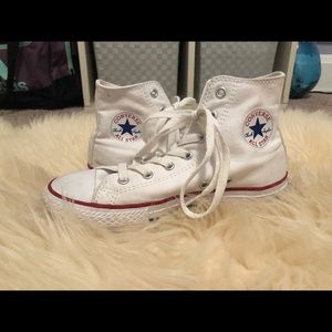 White high top Converse